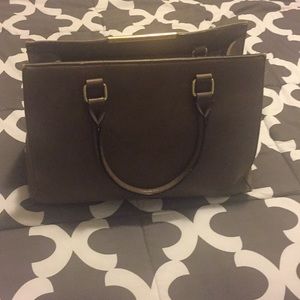 Beige large purse